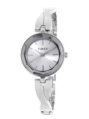 Timex TW2T49400JI - Womens Silver Tone Bracelet Watch, 26mm